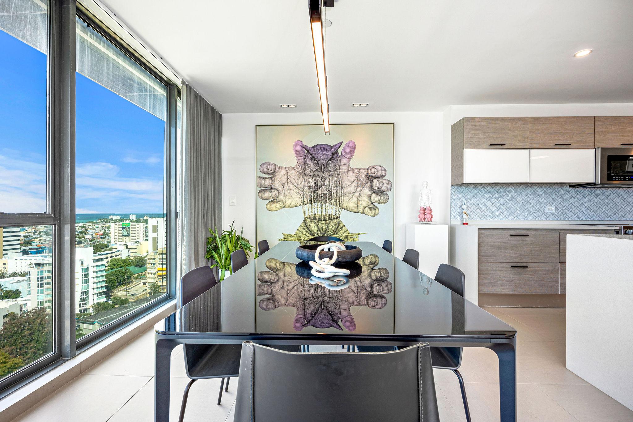 Puerto Rico Real Estate | View Ciudadela Condominium Tower 1000, 10142 | Dinning Room | View 7