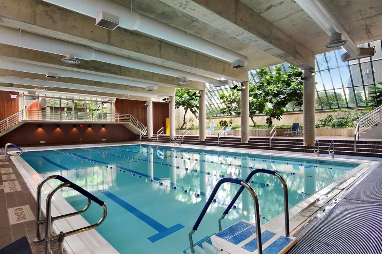 Fabulous 60'x30' indoor pool w/Saunas & Sun Deck