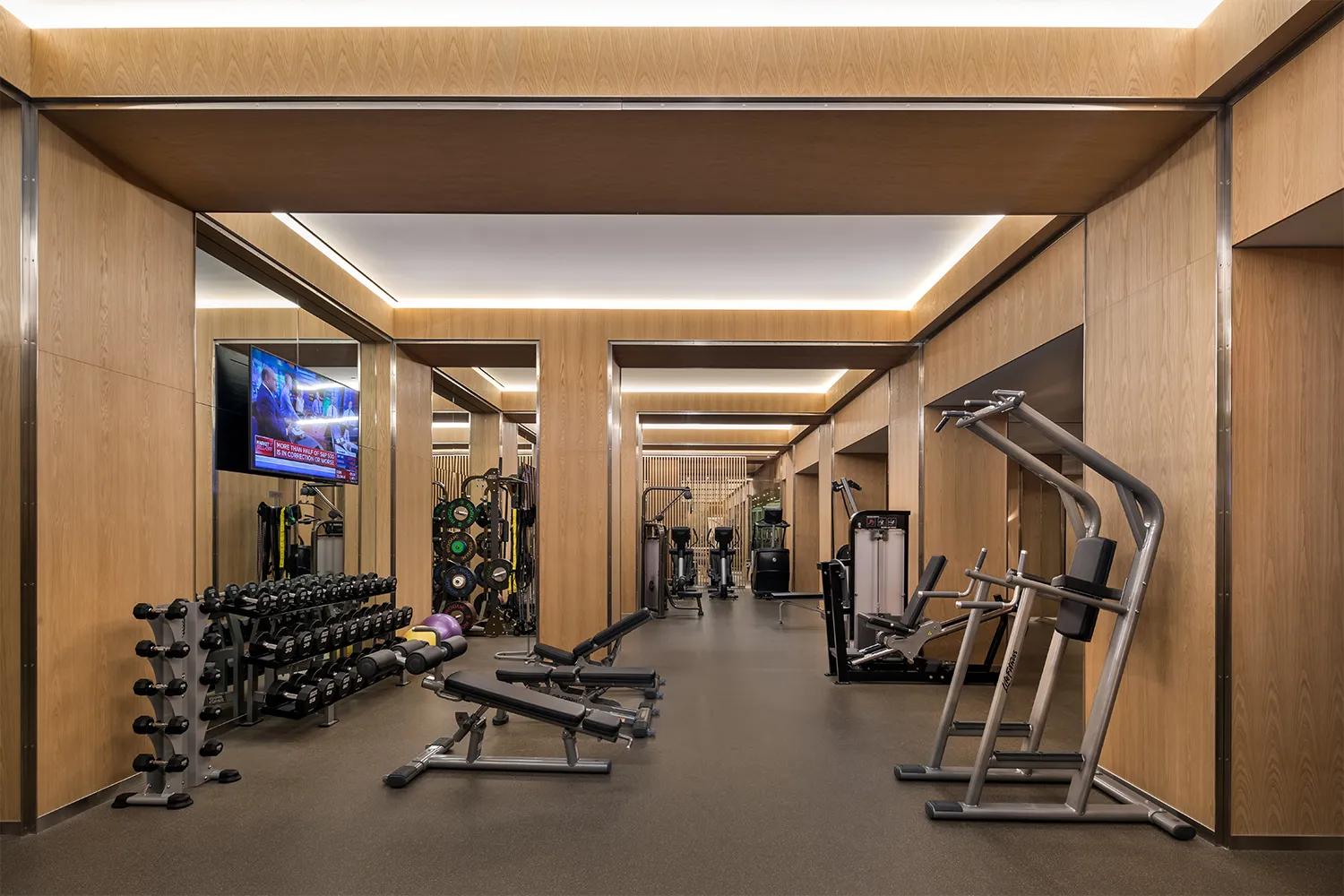 Fitness Center Designed by The Wright Fit