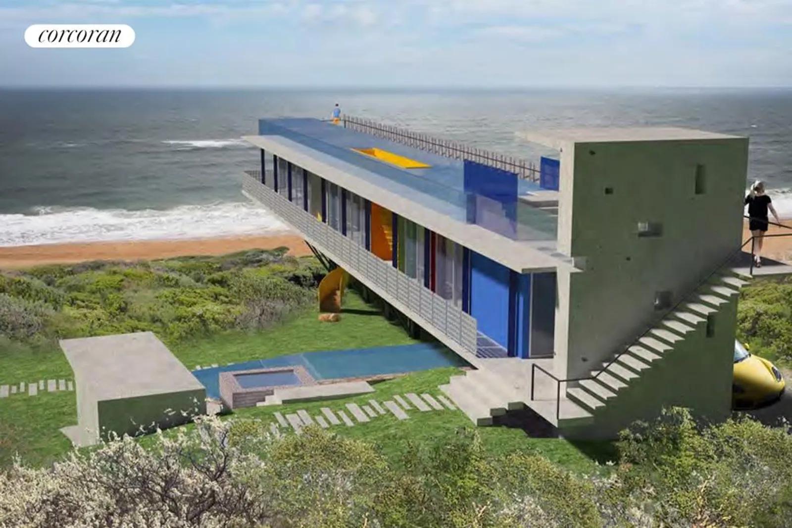 The Hamptons Real Estate | View  | proposed guest house rooftop pool | View 25