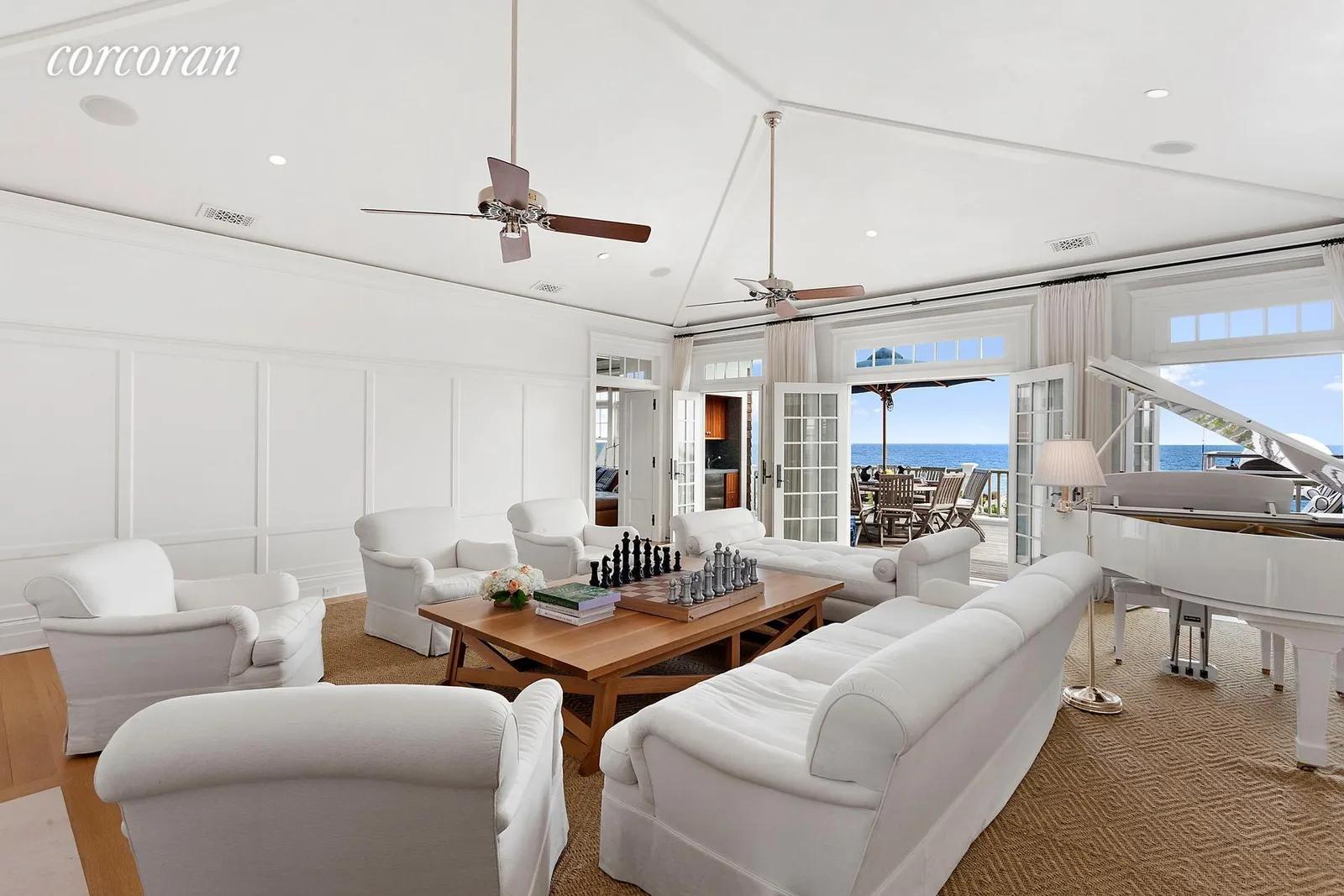The Hamptons Real Estate | View 83 Dune Road | Living Room | View 7