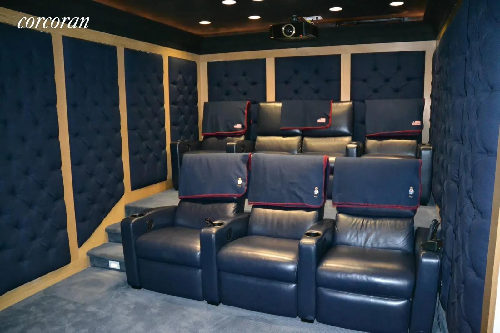 The Hamptons Real Estate | View 83 Dune Road | Movie Theater Seating | View 20