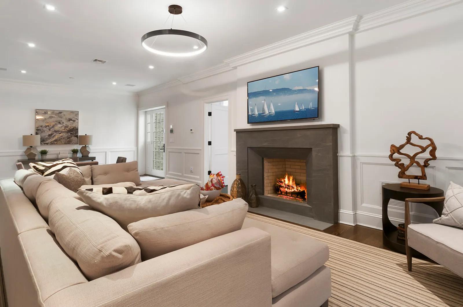 The Hamptons Real Estate | View  | Lower Level Entertaining Room | View 15