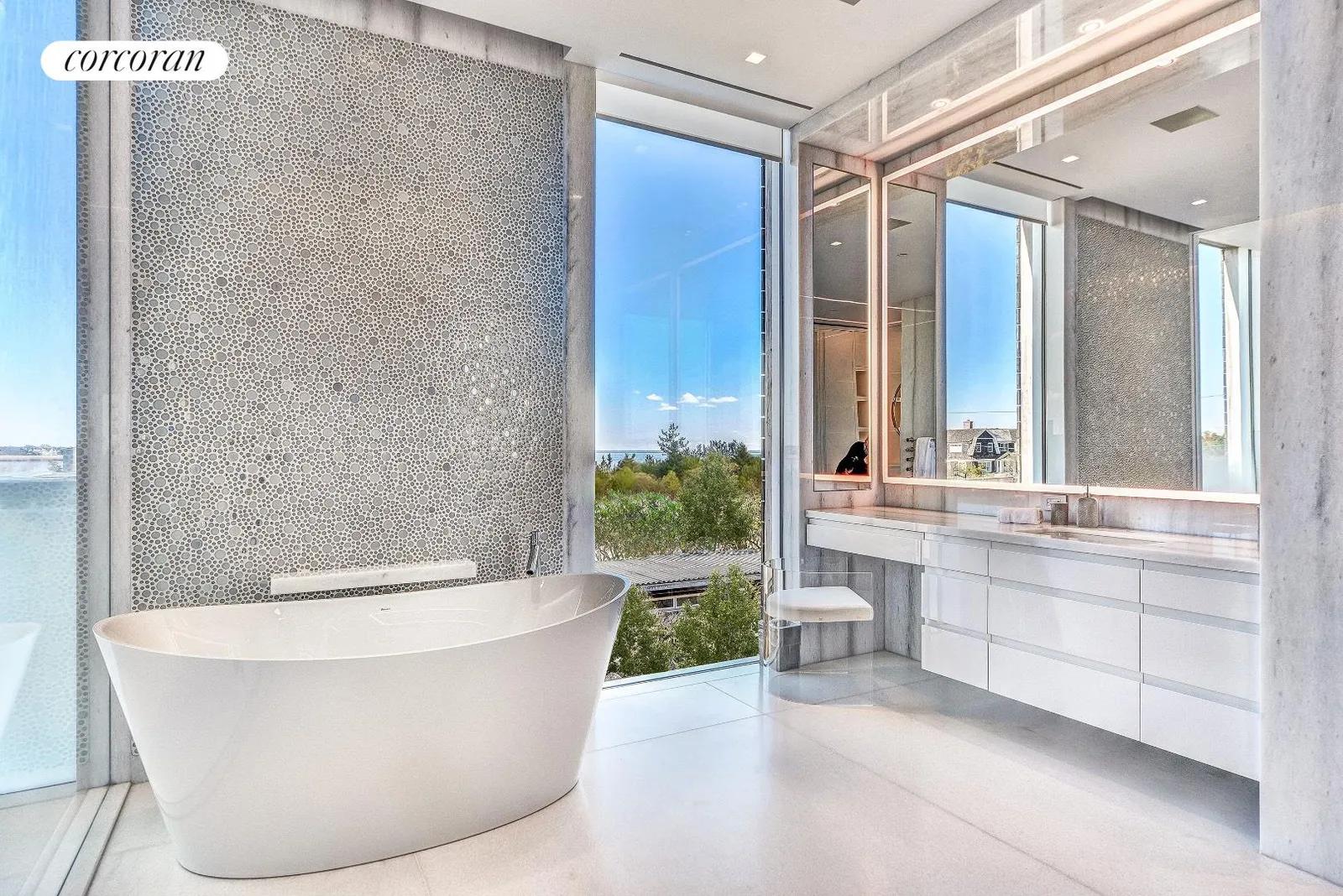New York City Real Estate | View 277 Surfside Drive | her master bathroom | View 18