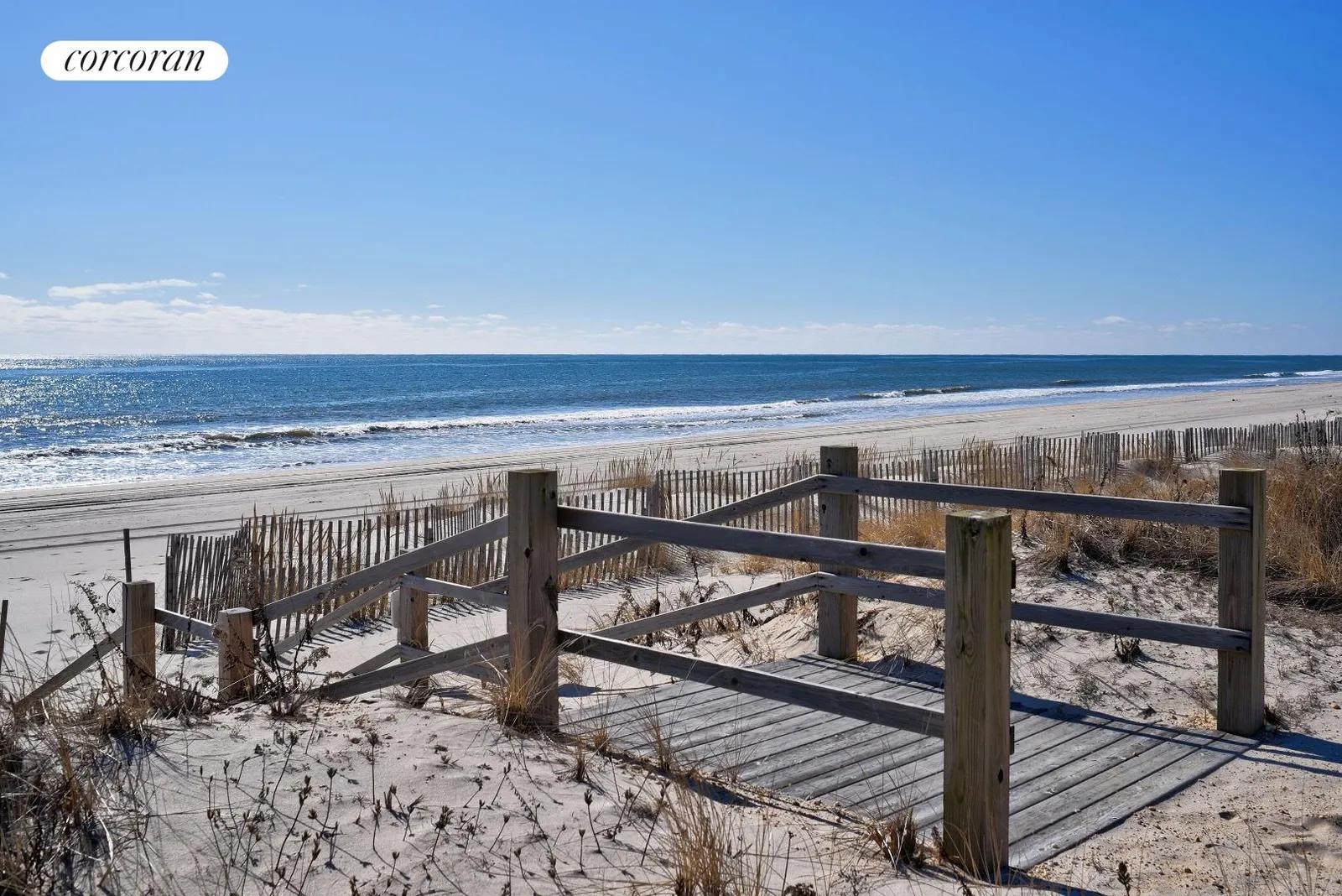 New York City Real Estate | View 277 Surfside Drive | stairs to beach | View 28