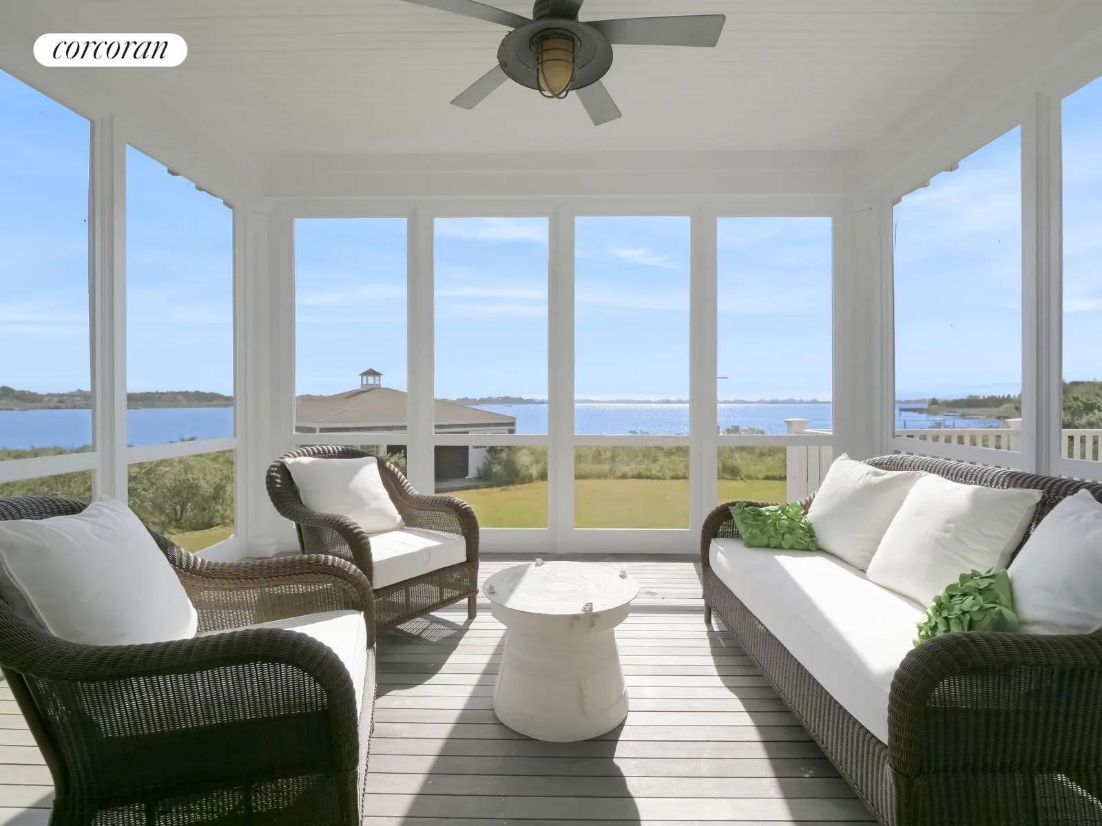 The Hamptons Real Estate | View 541 Main Street | Sunporch off Library | View 13