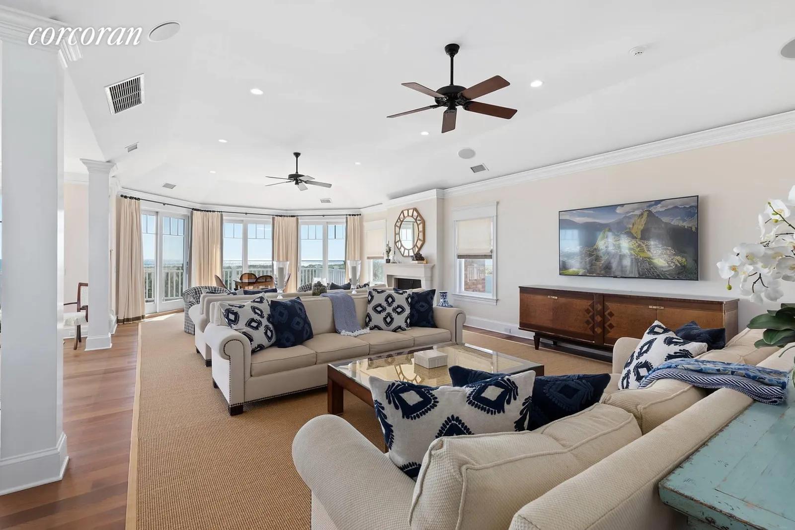 The Hamptons Real Estate | View 175 Dune Road | Great Room | View 5
