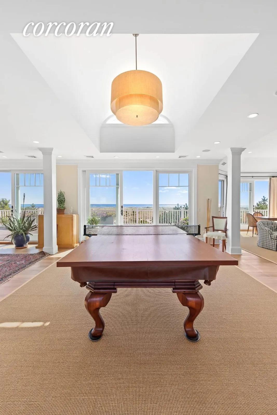 The Hamptons Real Estate | View 175 Dune Road | Billiard Area | View 7