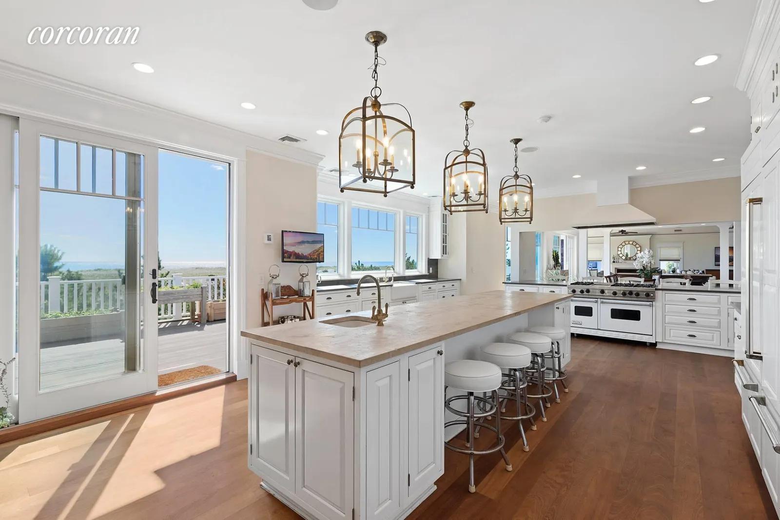 The Hamptons Real Estate | View 175 Dune Road | Renovated Kitchen | View 9