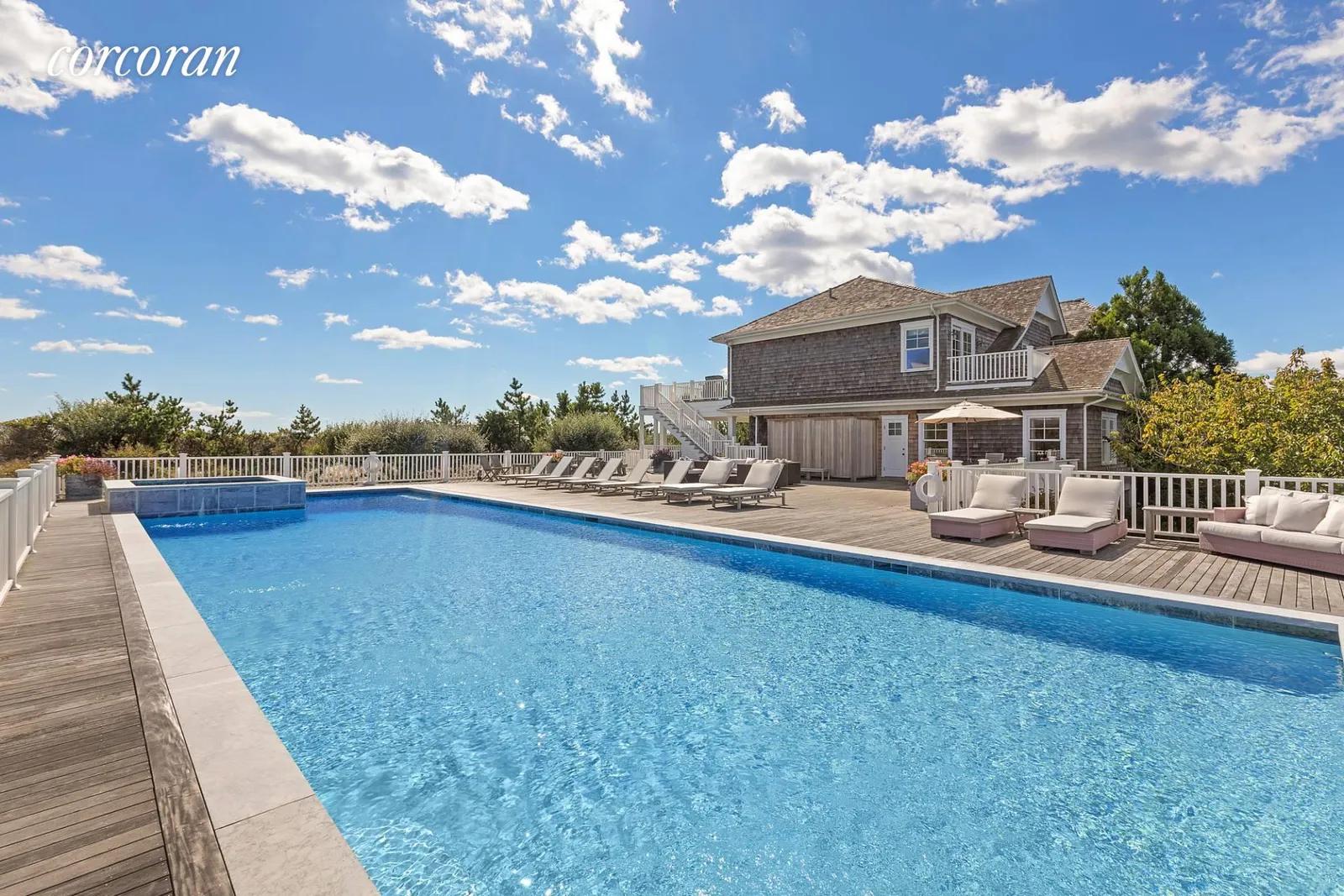 The Hamptons Real Estate | View 175 Dune Road | 20 x 60 Gunite Pool | View 28