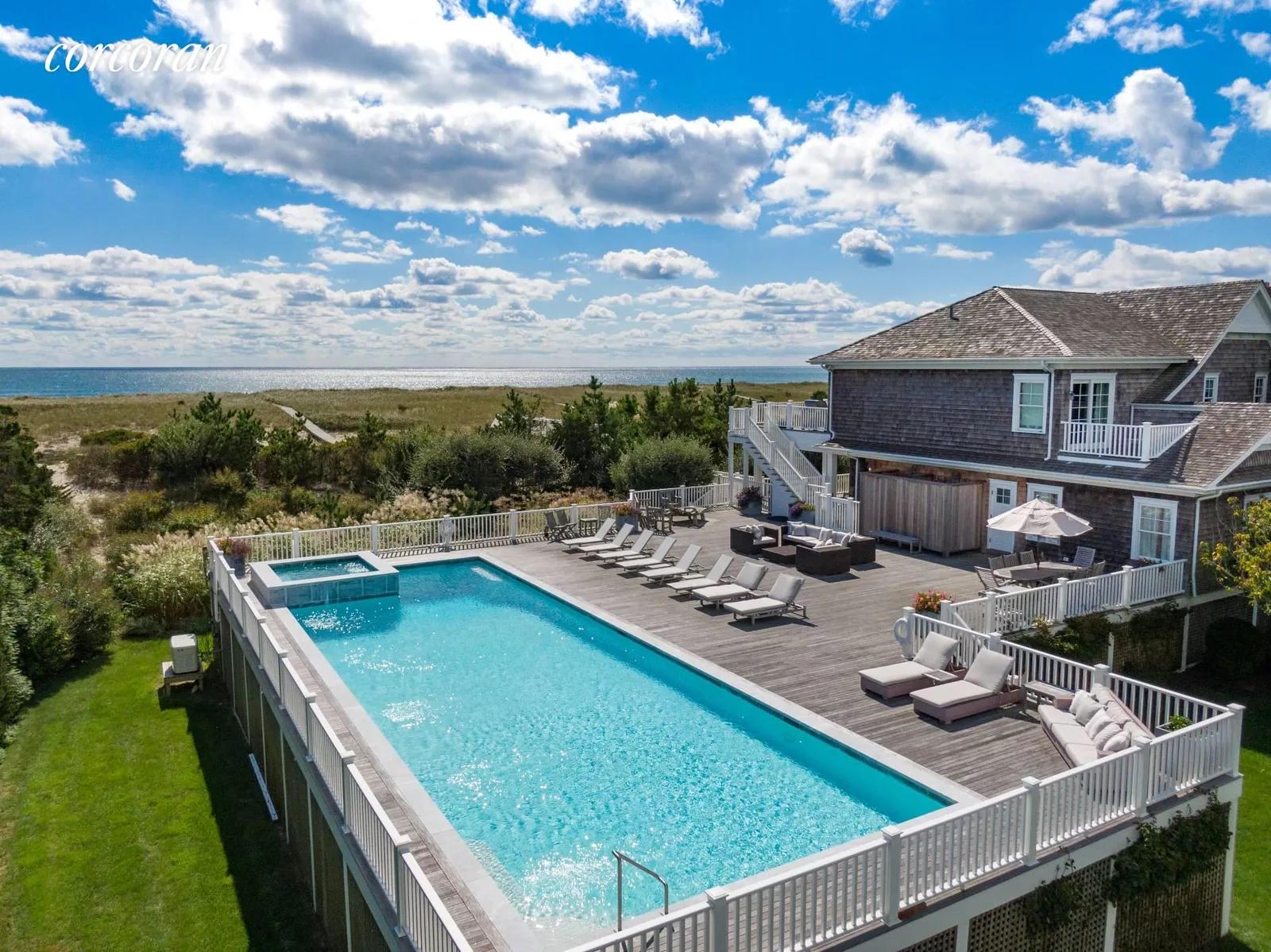 The Hamptons Real Estate | View 175 Dune Road | Pool + Deck | View 31