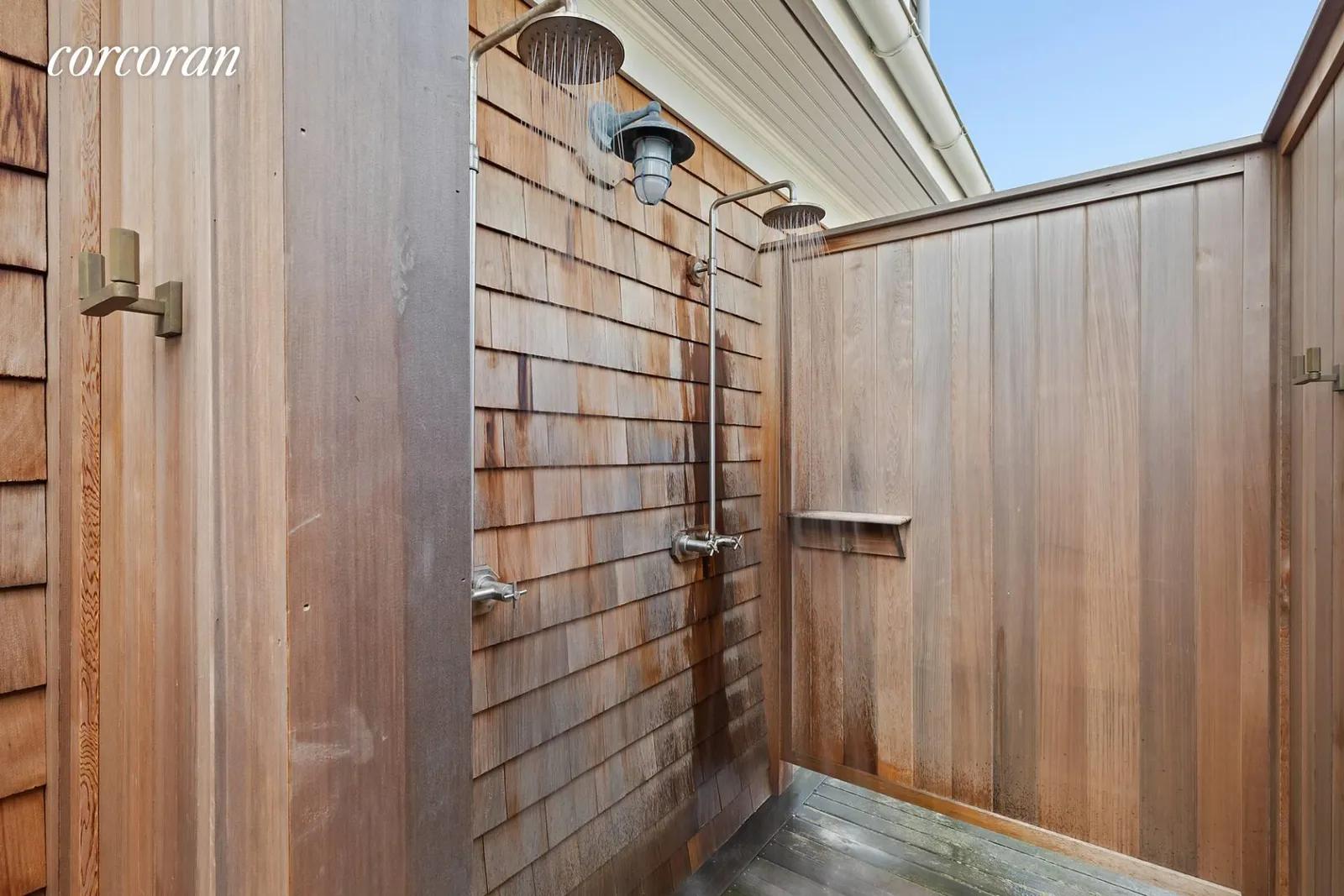 The Hamptons Real Estate | View 175 Dune Road | Outdoor Shower | View 32