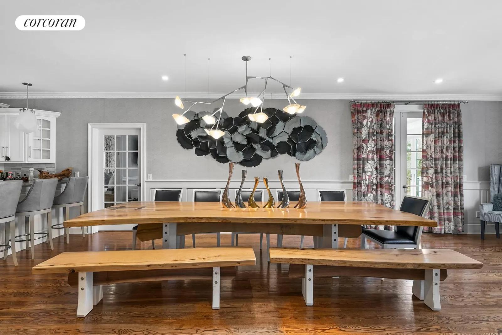 The Hamptons Real Estate | View 46 White Oak Lane | Open Dining Room | View 9