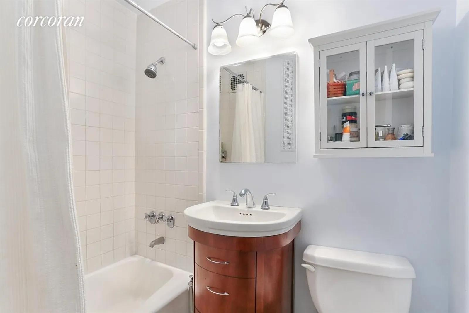 New York City Real Estate | View 314 West 56th Street, 2C | Newly Updated Bath | View 5