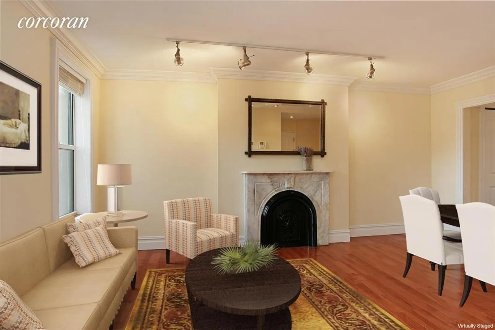 New York City Real Estate | View 127 Saint James Place, 3 | Living Room / Dining Room | View 2
