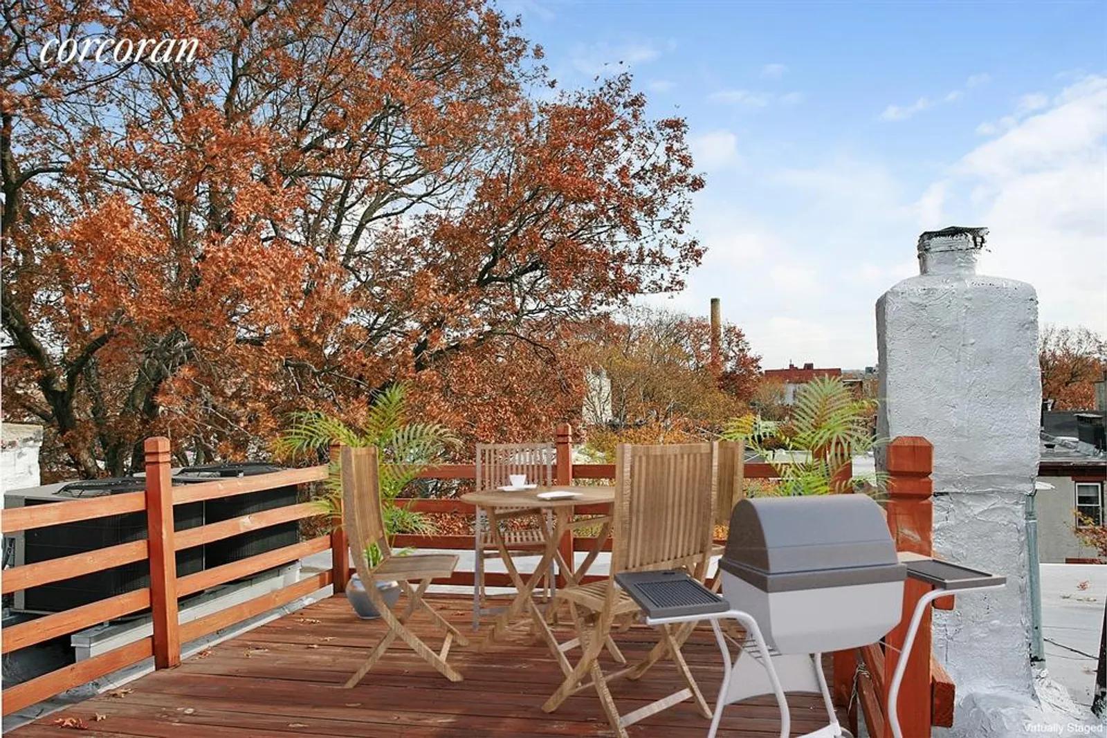 New York City Real Estate | View 127 Saint James Place, 3 | Roof Deck | View 7