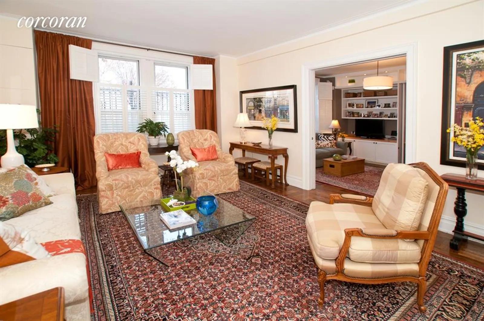 New York City Real Estate | View 160 Riverside Drive, 1A | Living Room | View 12