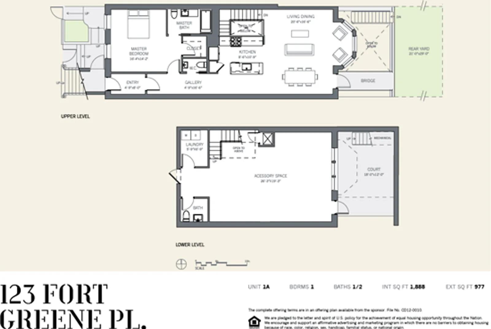 123 Fort Greene Place, 1A | floorplan | View 8