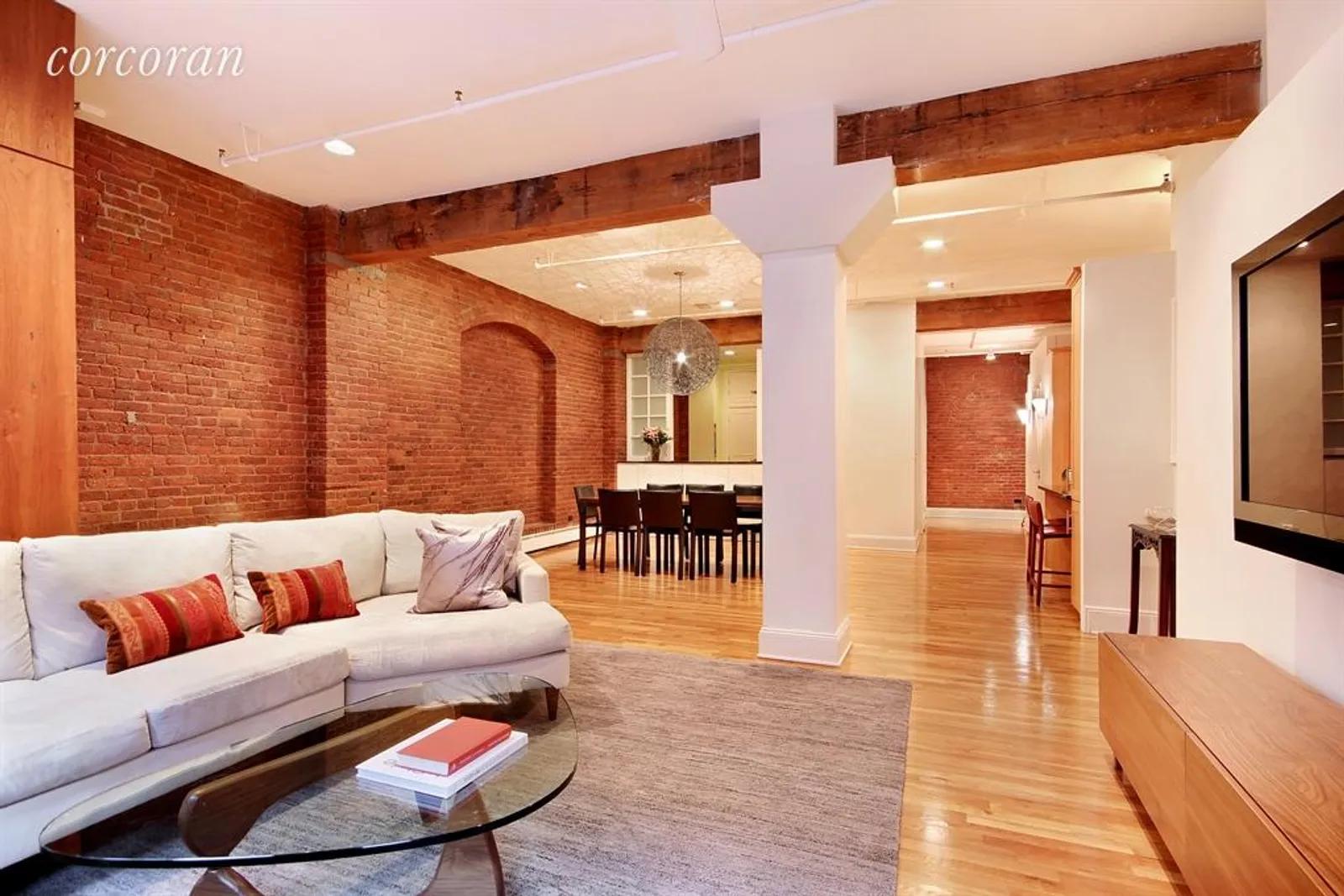 New York City Real Estate | View 165 Duane Street, 4D | Living Room/Dining Room | View 2