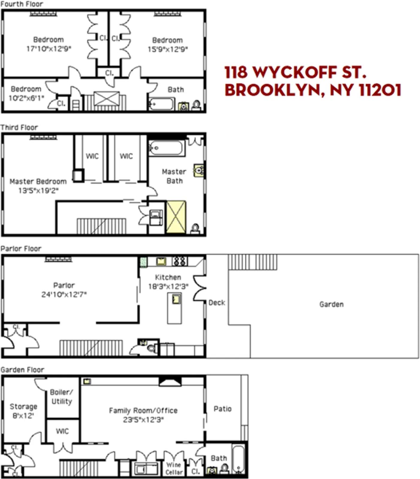 118 Wyckoff Street | floorplan | View 13