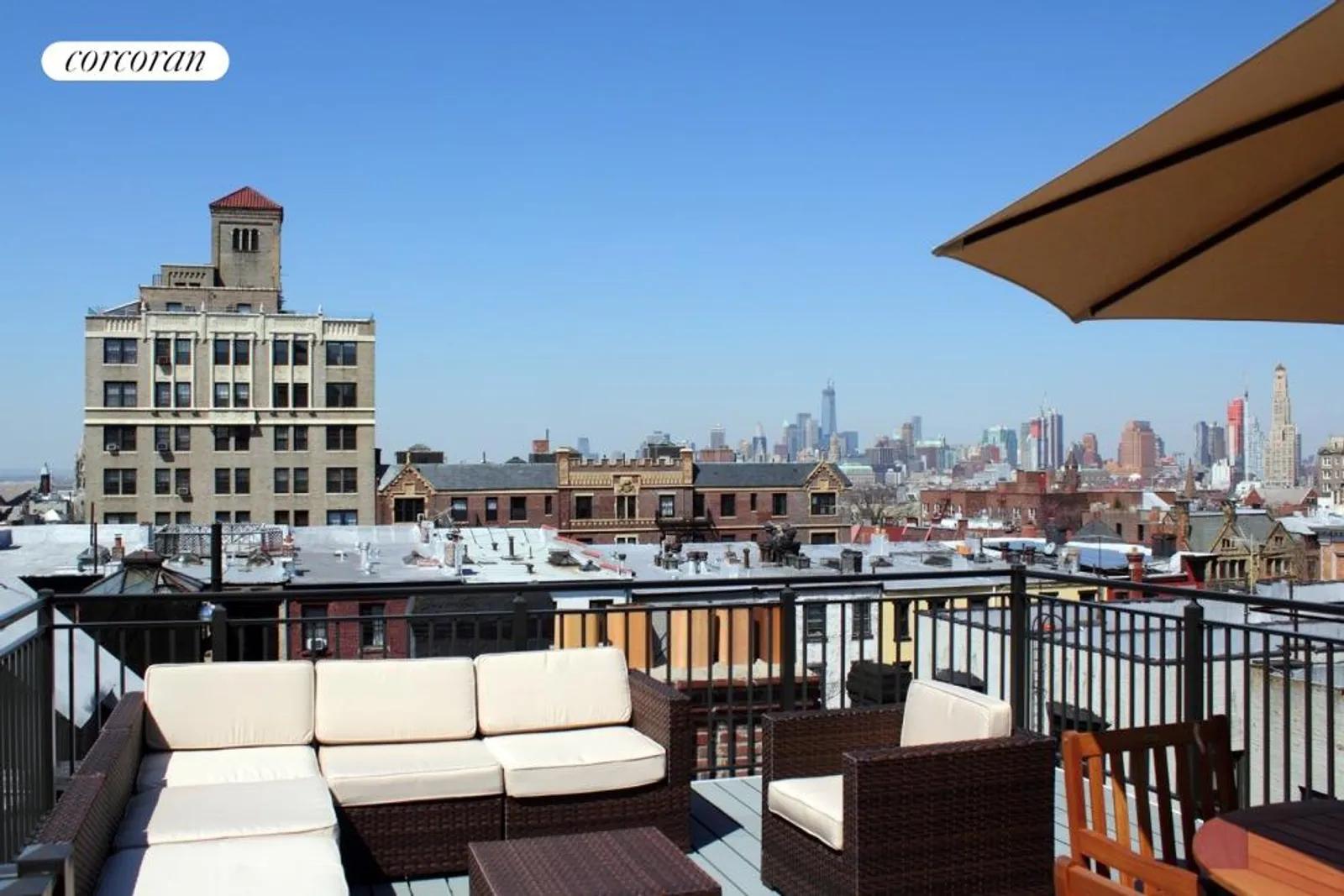 New York City Real Estate | View 917 President Street, 4 | Roof Deck | View 7