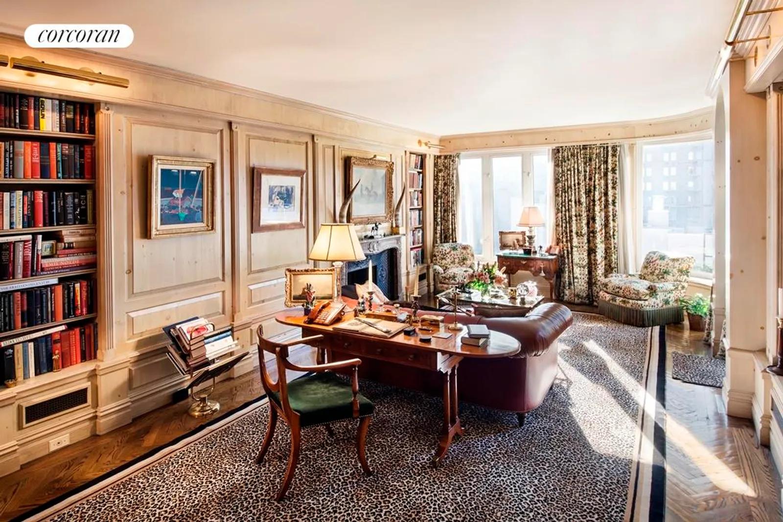 New York City Real Estate | View 1 East 62nd Street, PH | Library | View 6