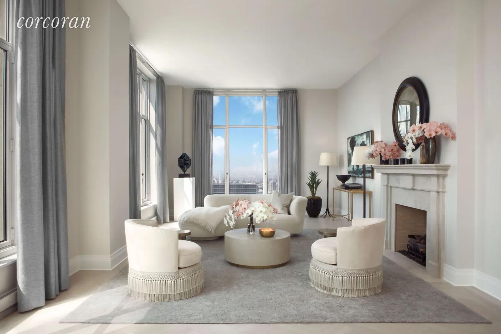 New York City Real Estate | View 30 Park Place, PH77B | 3 Beds, 4 Baths | View 1