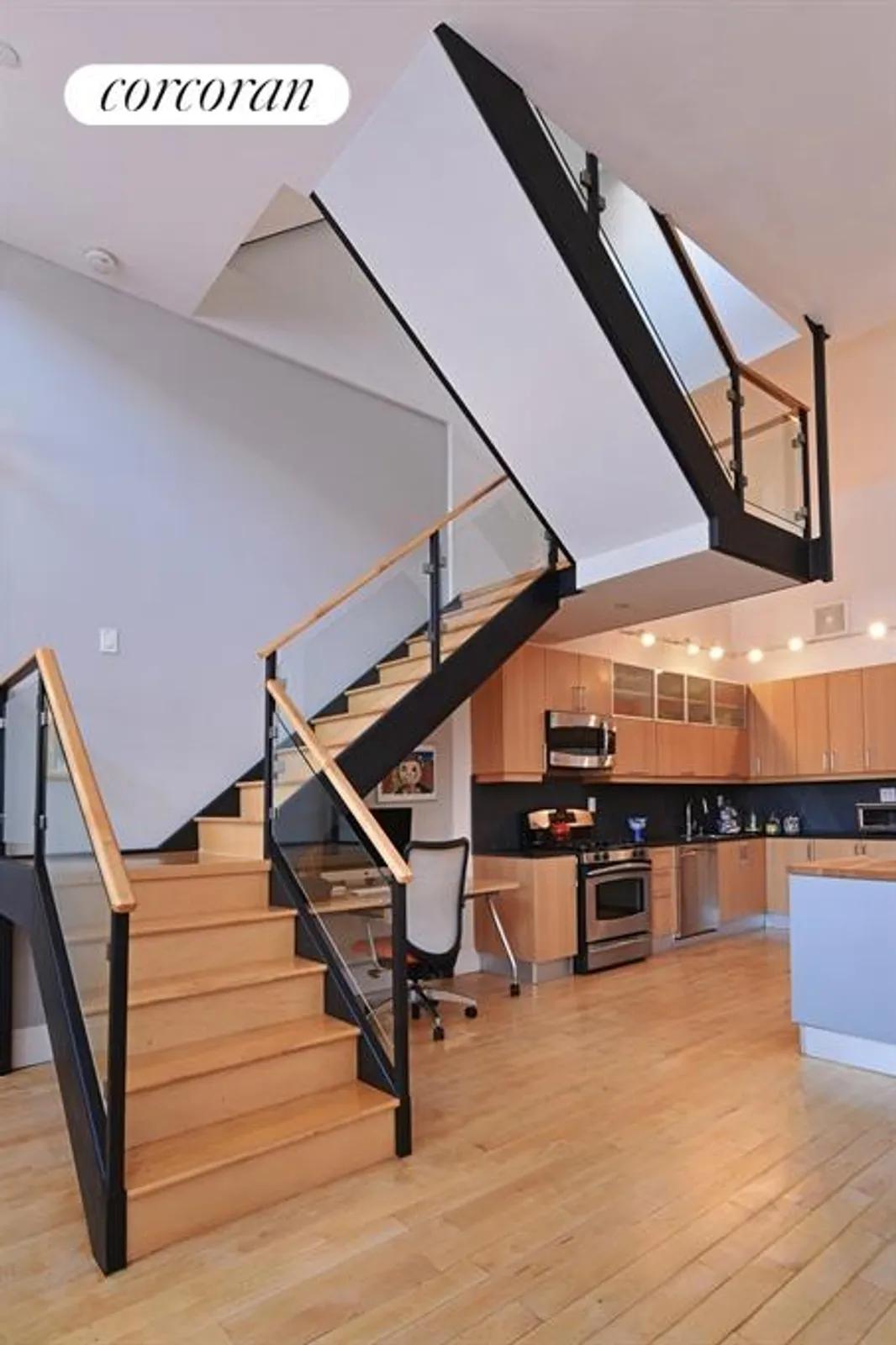 New York City Real Estate | View 535 Dean Street, PH107 | Staircase | View 10