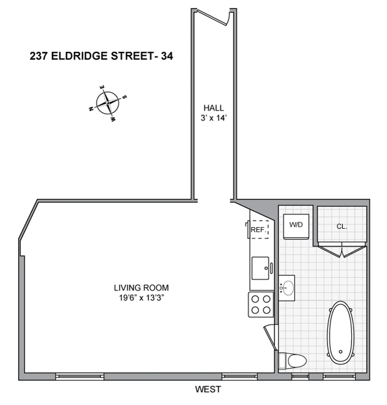 237 Eldridge Street, 34 | floorplan | View 7