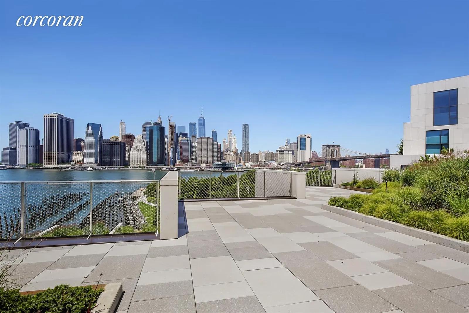 New York City Real Estate | View 130 Furman Street, S406 | Roof Deck | View 9