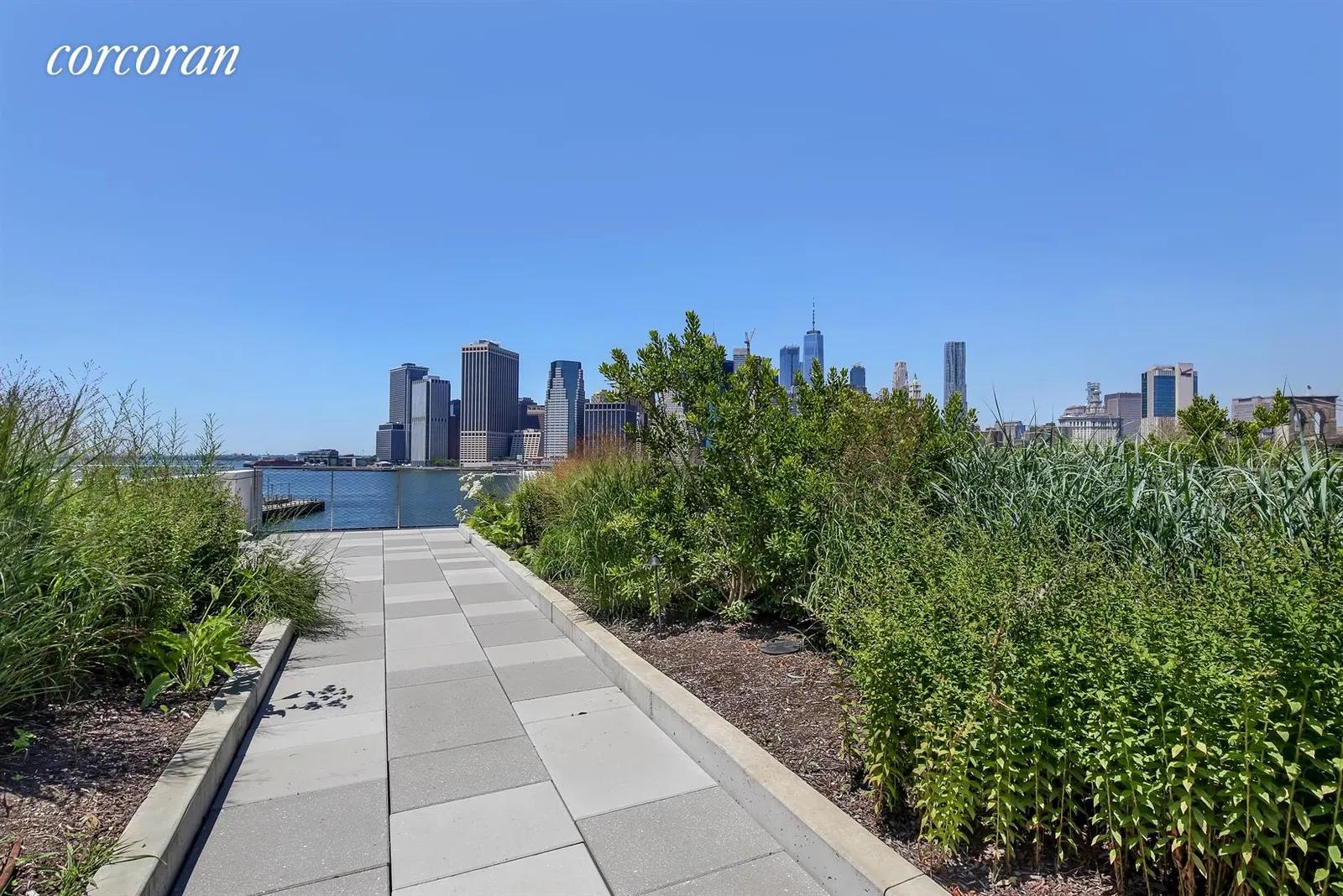 New York City Real Estate | View 130 Furman Street, S406 | Private roof walkway  | View 10