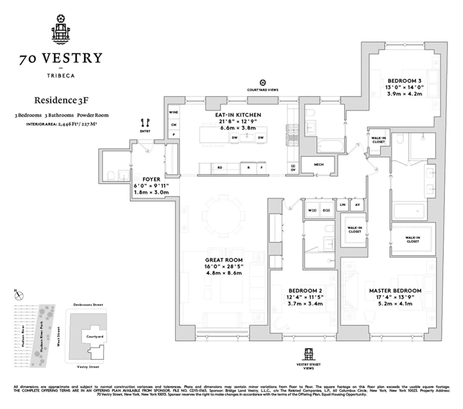 70 Vestry Street, 3F | floorplan | View 10