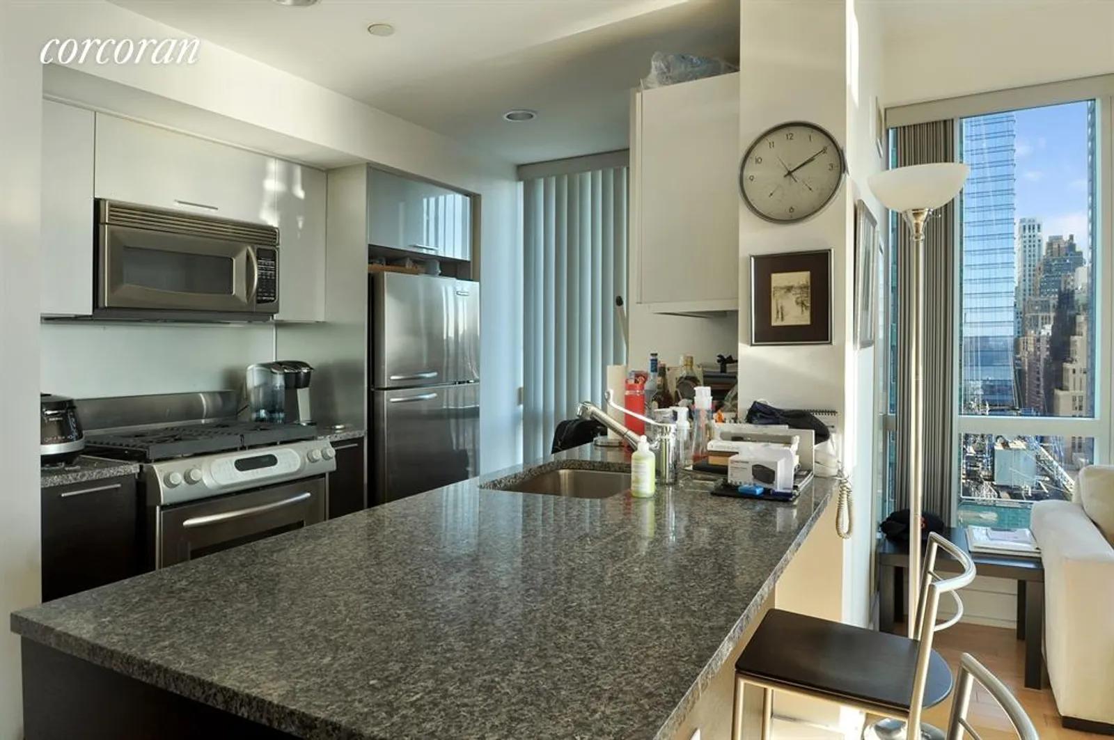 New York City Real Estate | View 350 West 42nd Street, 26K | Kitchen | View 2