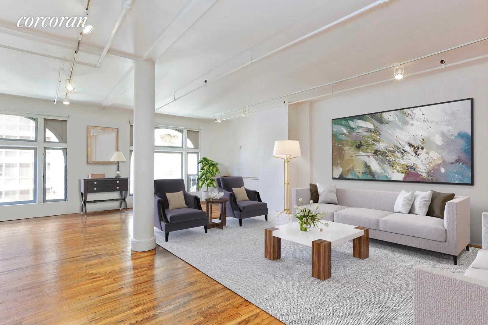 New York City Real Estate | View 31 West 31st Street, 8 | 2 Beds, 1 Bath | View 1