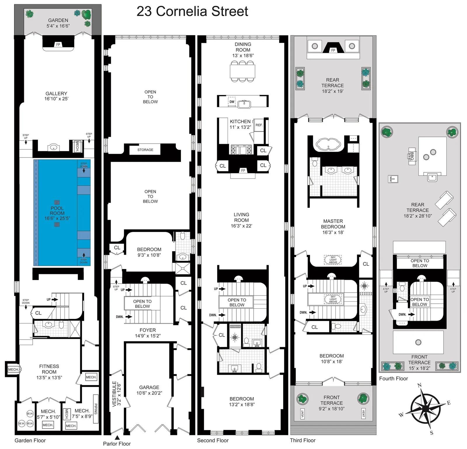 23 Cornelia Street | floorplan | View 16