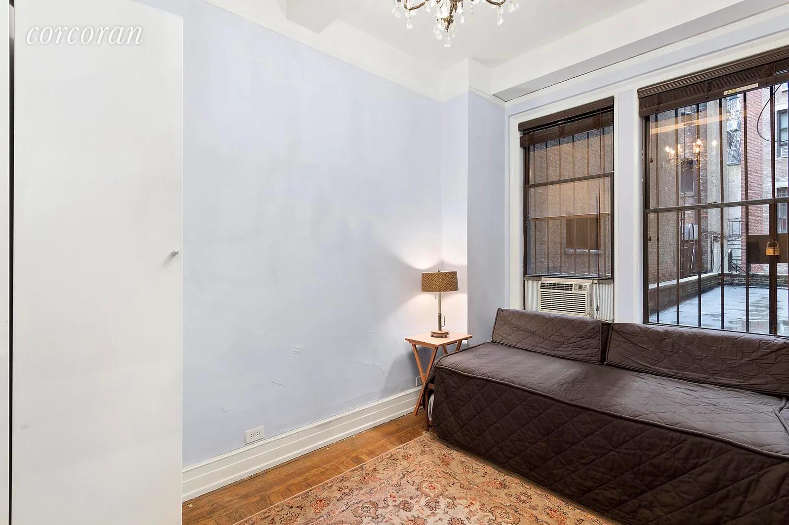 New York City Real Estate | View 45 Fifth Avenue, 1A | Bedroom faces east - great light! | View 3