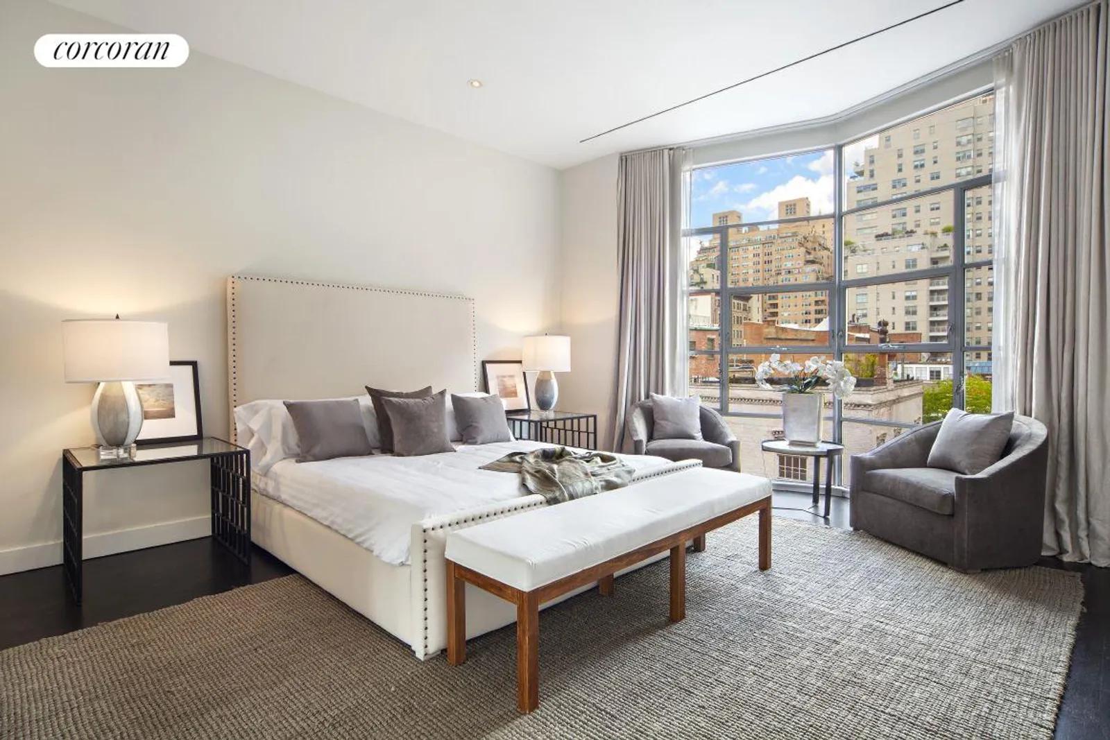 New York City Real Estate | View 173 Macdougal Street, 4E | Master Bedroom overlooking MacDougal Alley | View 7