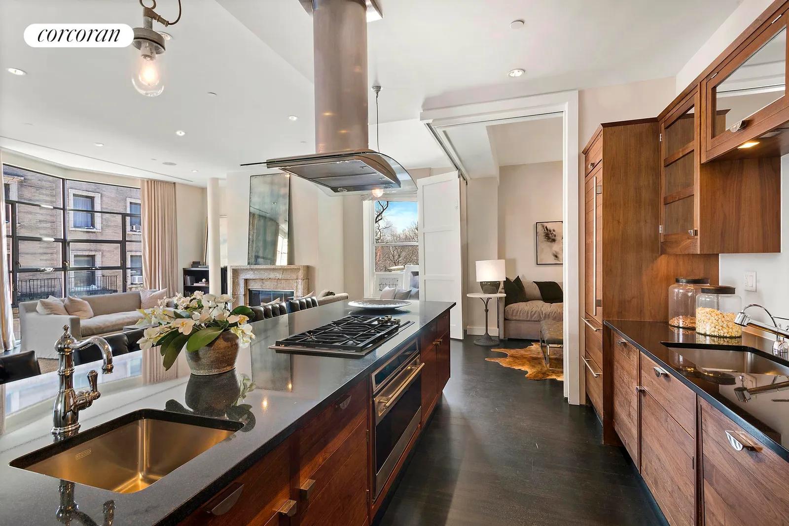 New York City Real Estate | View 173 Macdougal Street, 4E | Custom Smallbone kitchen w/ views to Wash Sq Park | View 3