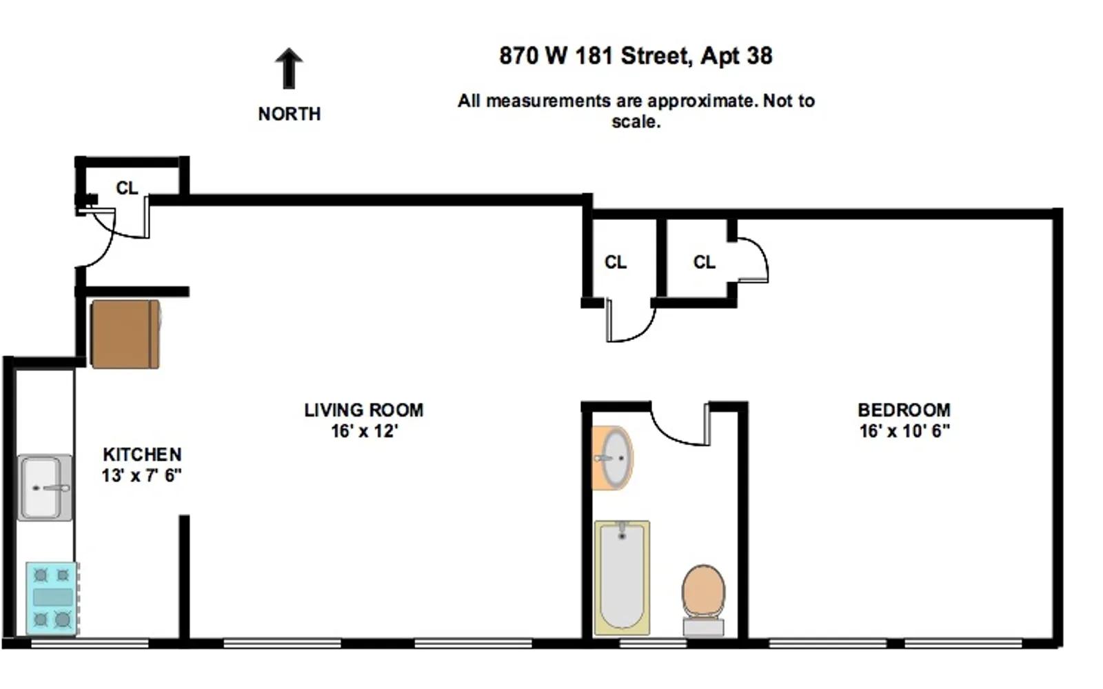 870 West 181St Street, 38 | floorplan | View 5