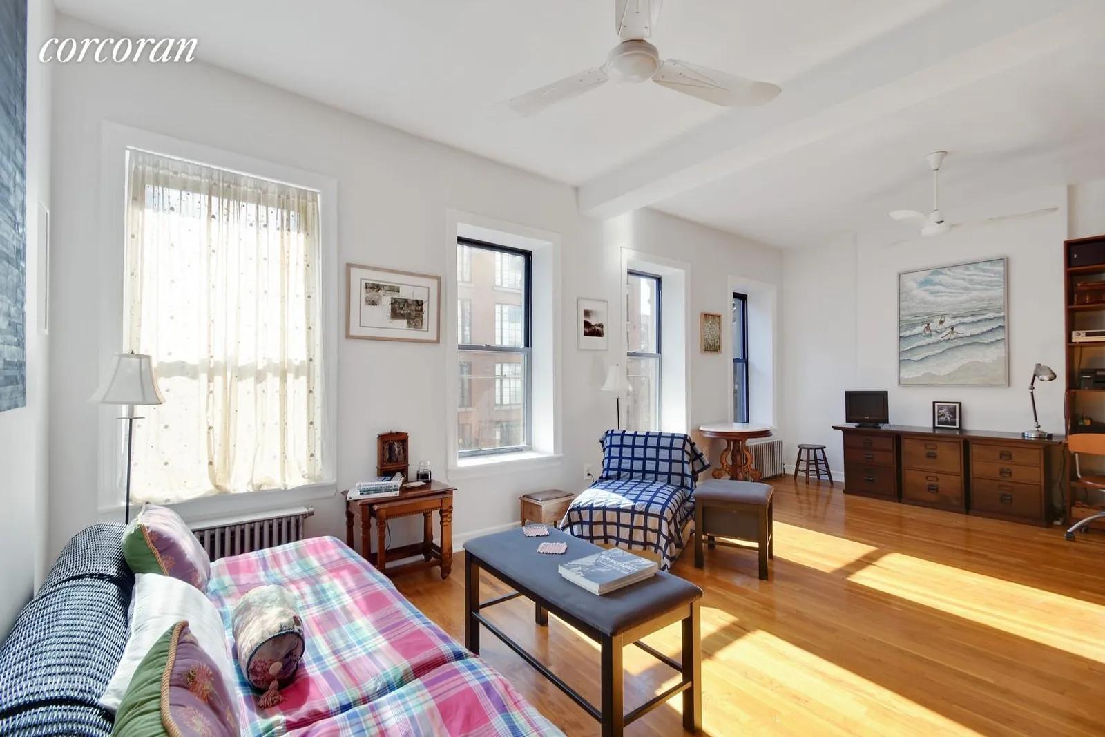 New York City Real Estate | View 7 East 3rd Street, 13 | Living room | View 7