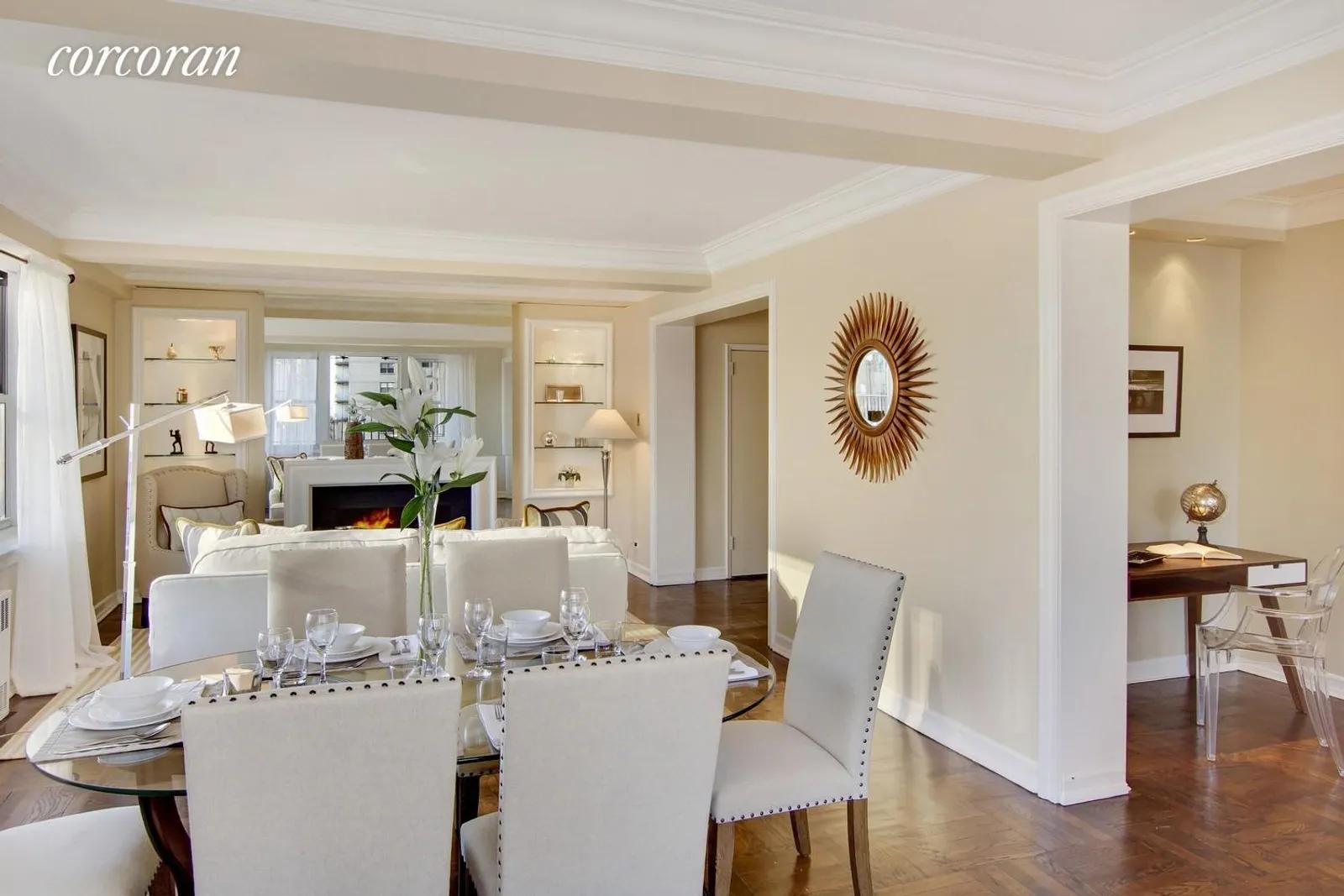 New York City Real Estate | View 20 Sutton Place South, 20C | Dining Area & Office | View 2