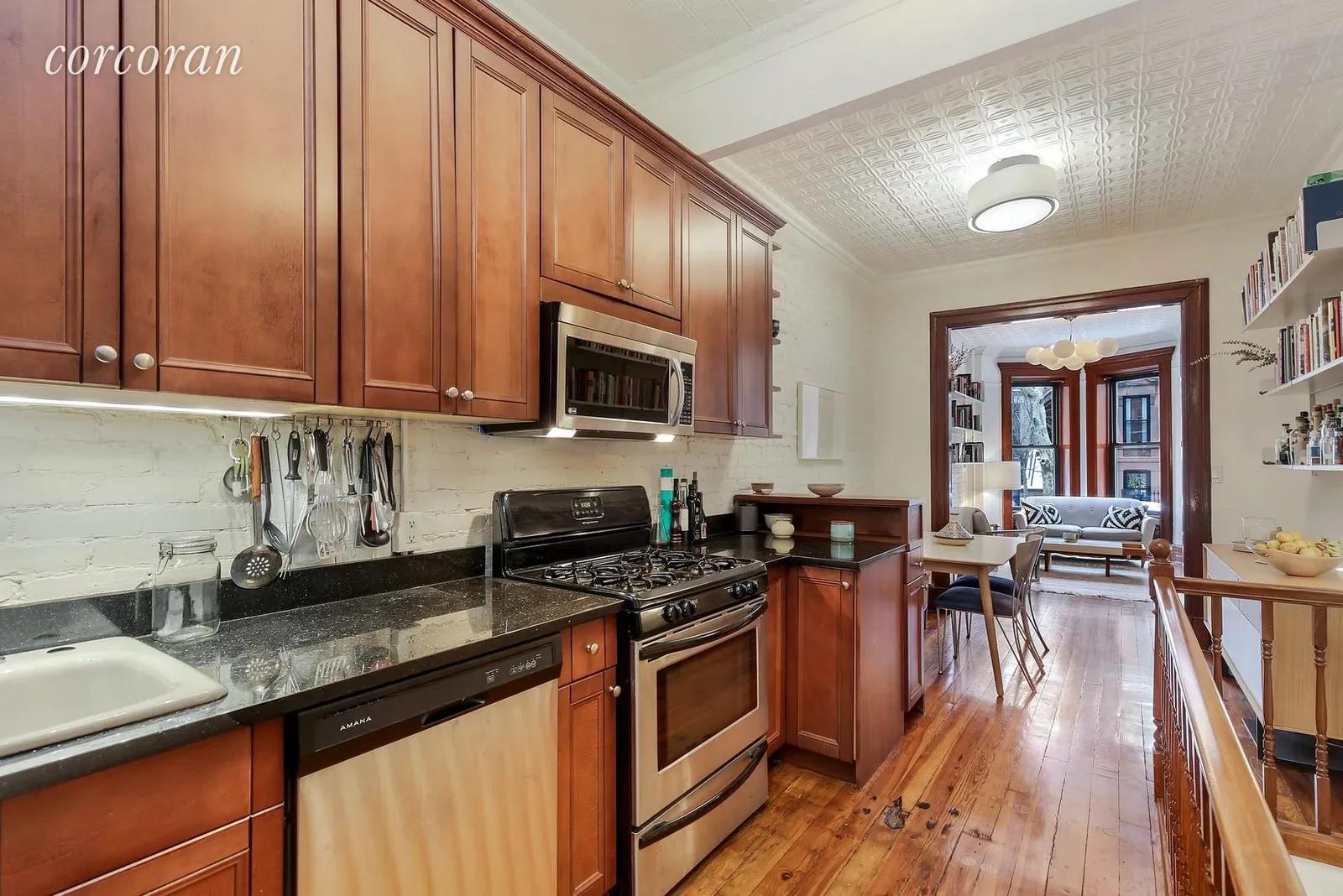 New York City Real Estate | View 497 12th Street, 1R | Open kitchen with full-size appliances | View 2