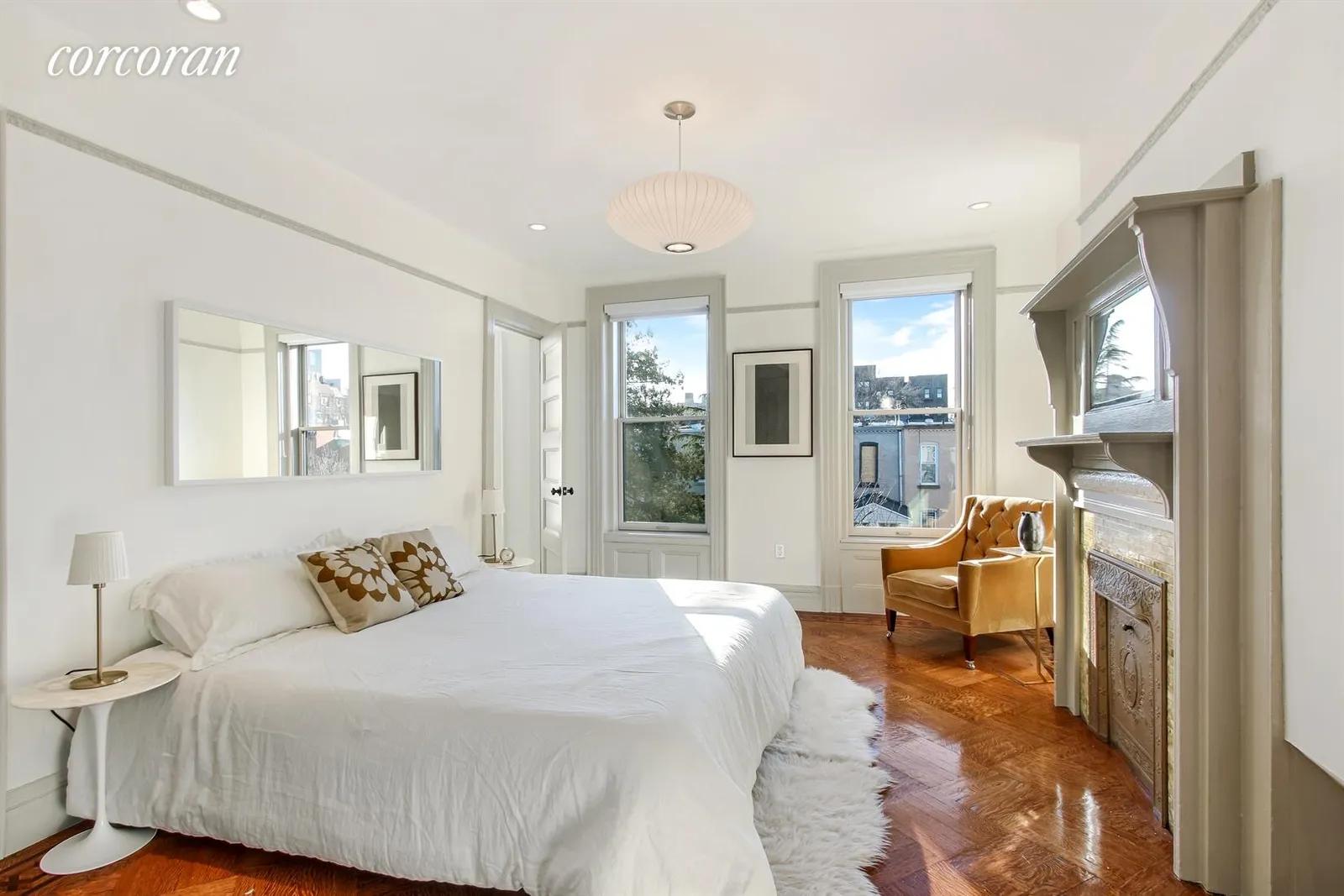 New York City Real Estate | View 140 Rutland Road | Master bedroom with en-suite bathroom | View 20