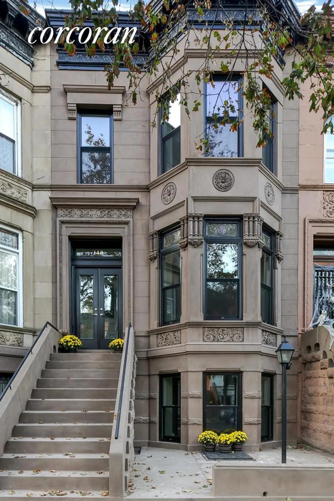 New York City Real Estate | View 140 Rutland Road | Pretty brownstone facade in perfect condition | View 23