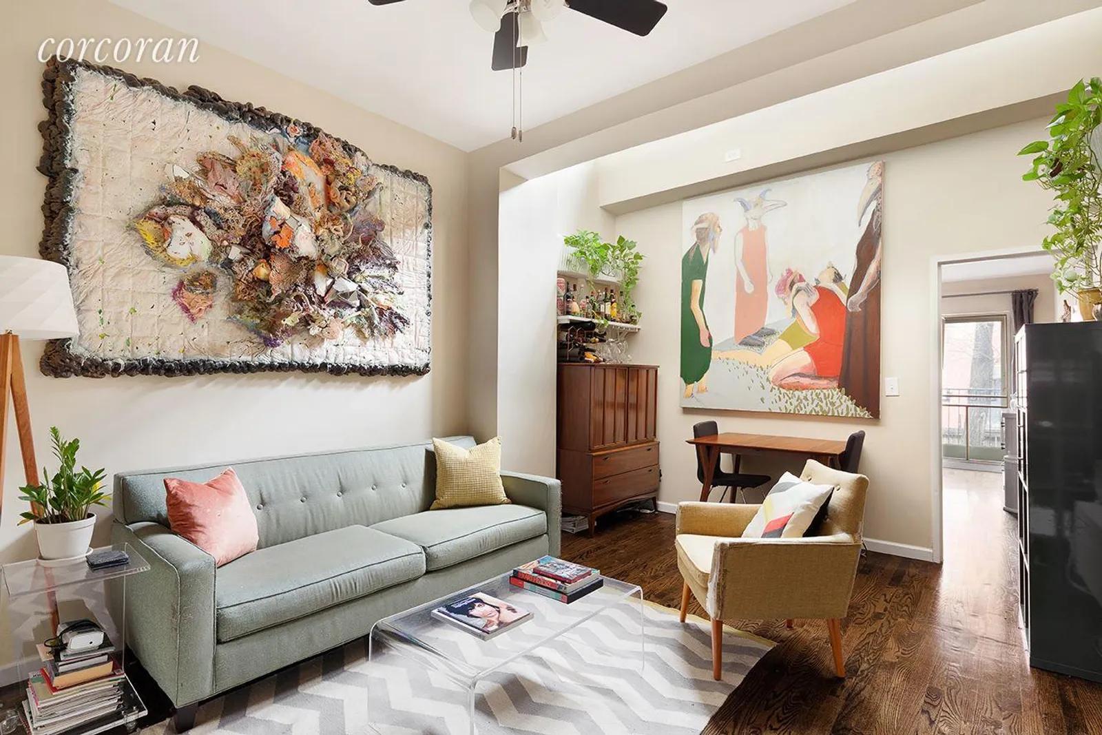 New York City Real Estate | View 219 West 14th Street, 2RW | Living Room | View 2