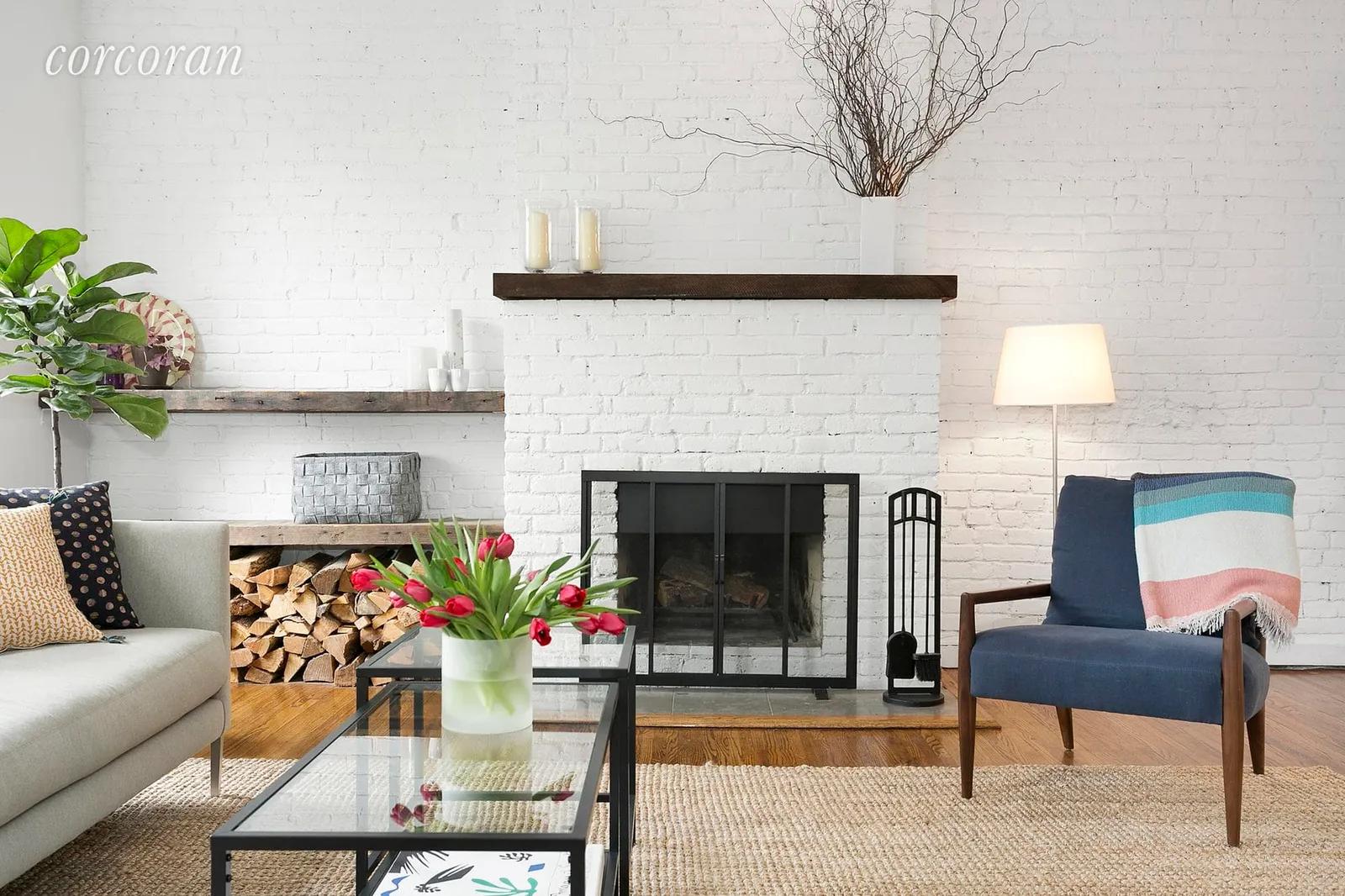 New York City Real Estate | View 167 Bond Street, 3 | Wood Burning Fireplace  | View 2