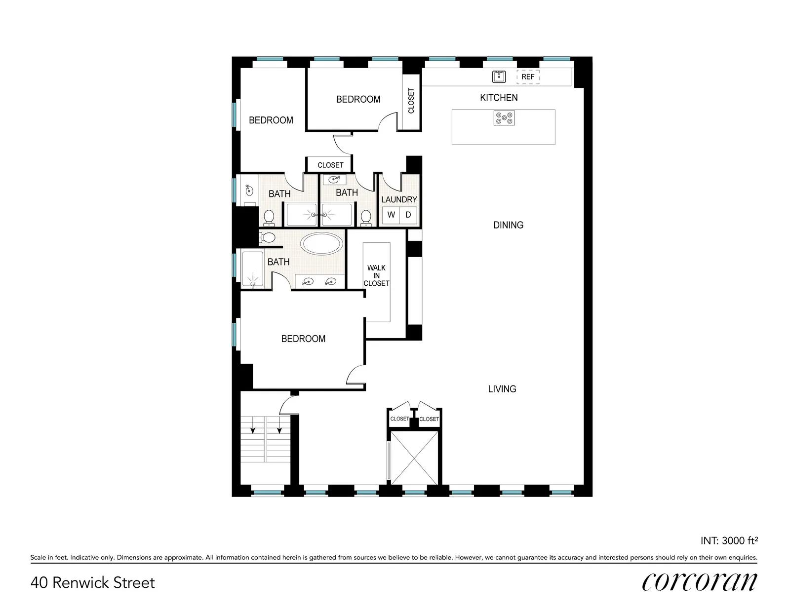 40 Renwick Street, 3rdFloor | floorplan | View 6