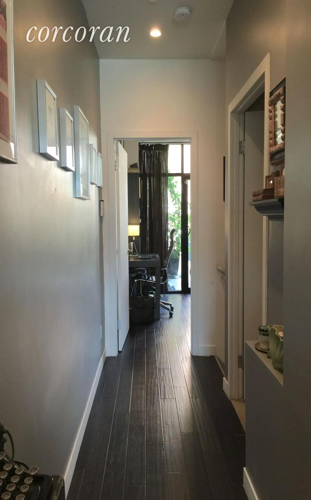 New York City Real Estate | View 199 South 1st Street, 1B | Hallway to Bedroom and Lower Level | View 6