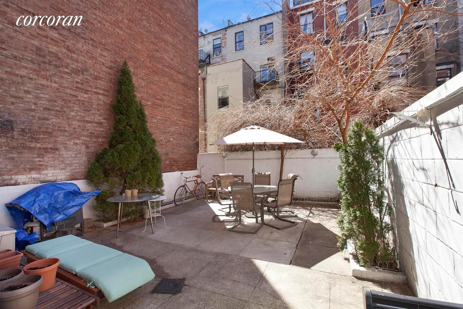 New York City Real Estate | View 140 West 76th Street, B | Back Yard | View 7