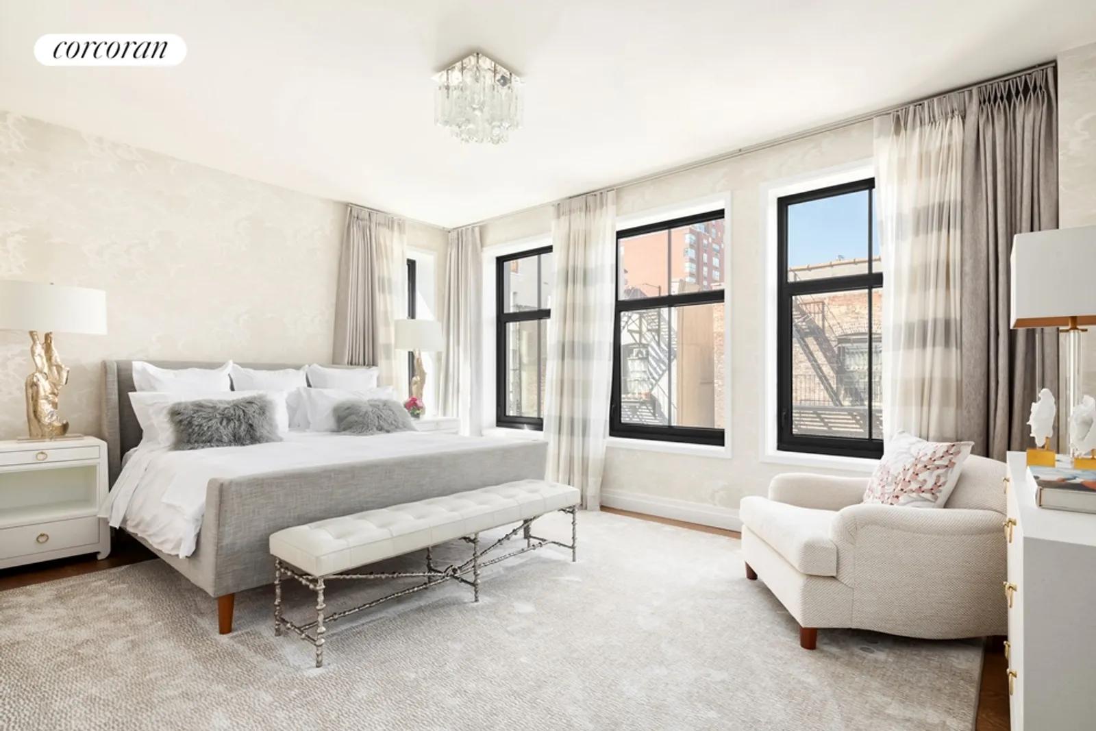 New York City Real Estate | View 207 West 79th Street, 6A | 18 ft corner Master suite  | View 6